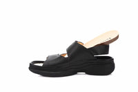 Naisten tukevapohjainen Think! Cambio sandaali kahdella tarralla - leveä kärki