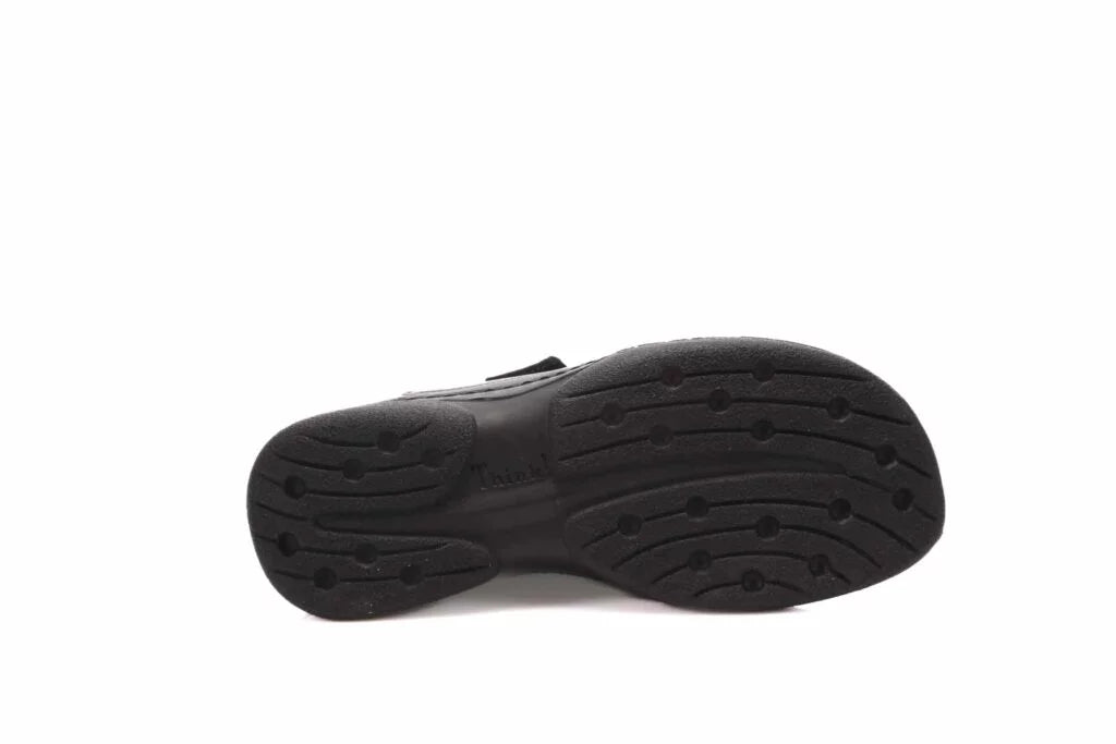 Naisten tukevapohjainen Think! Cambio sandaali kahdella tarralla - leveä kärki