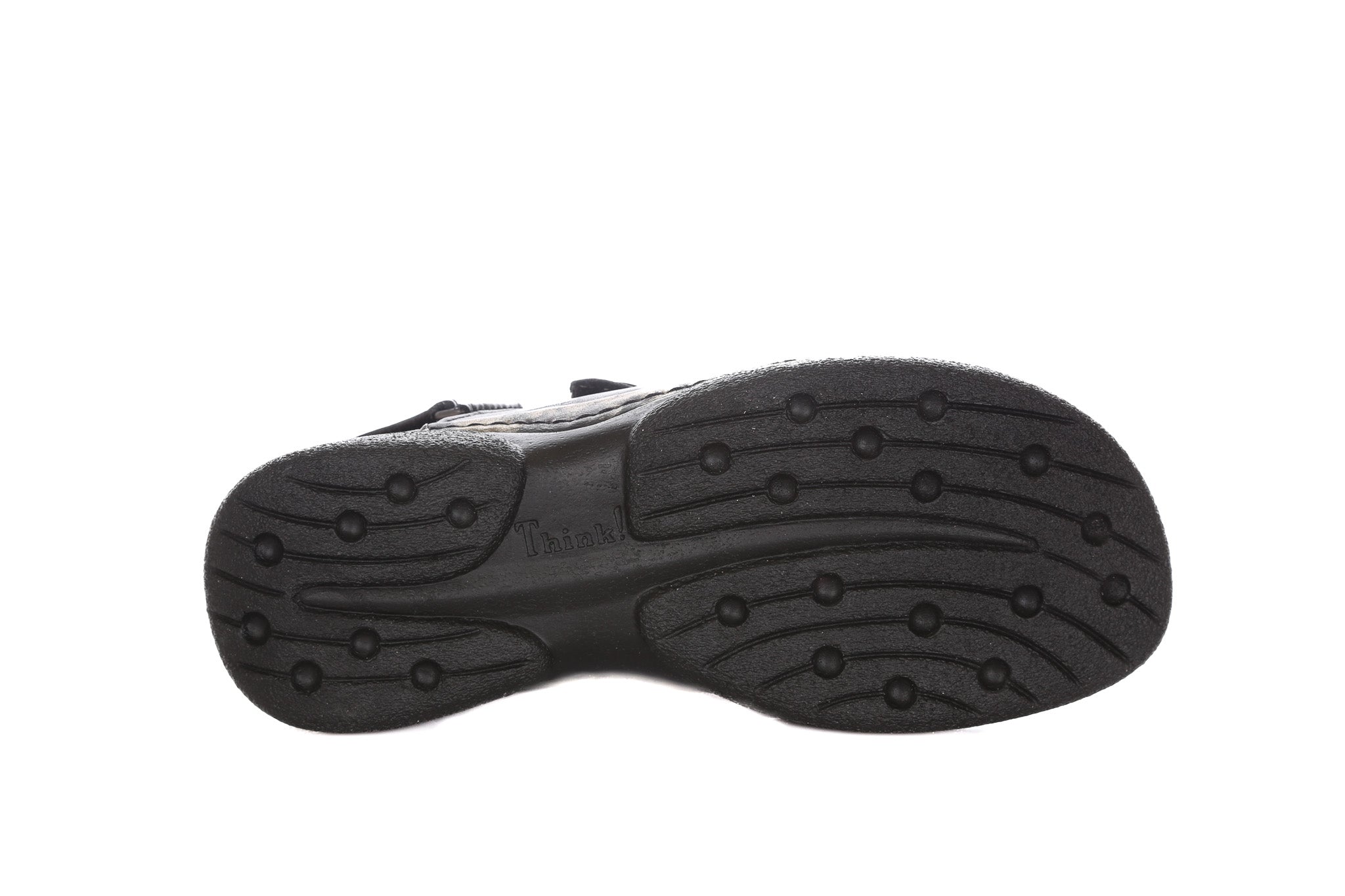 Naisten tukevapohjainen Think! Cambio sandaali kolmella tarralla - leveä kärki