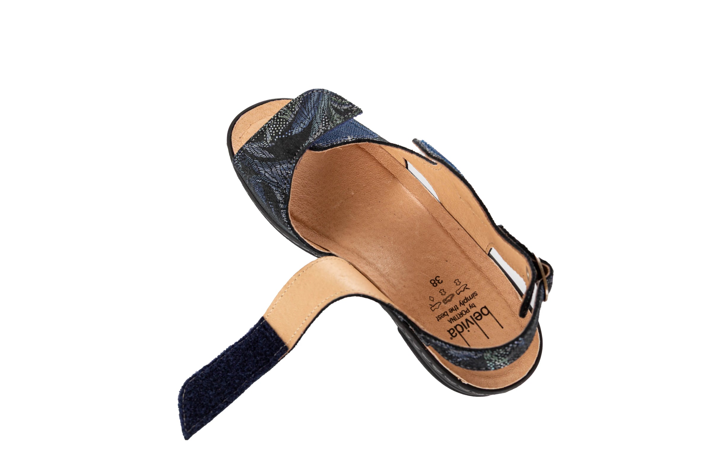 Belvida naisten sandaali - tarrakiinnitys