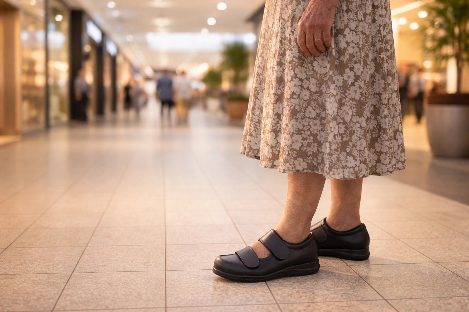 Naturan tilava ja kevyt tarrakenkä - tilava lesti