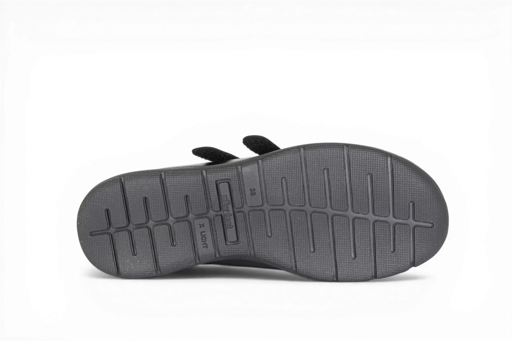 Varpailta pehmeät New Feet tarrakengät - vasaravarpaille