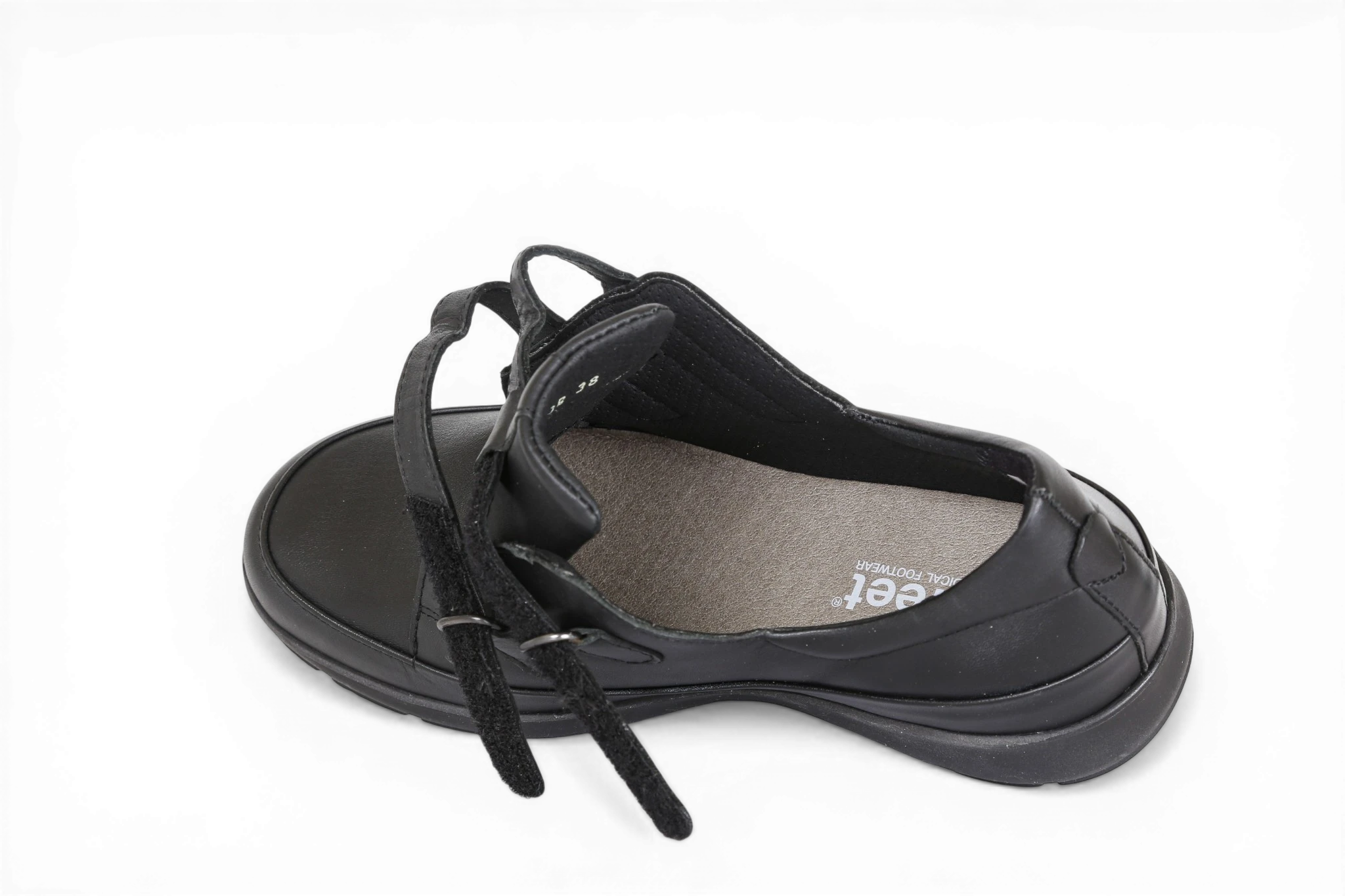 Varpailta pehmeät New Feet tarrakengät - vasaravarpaille