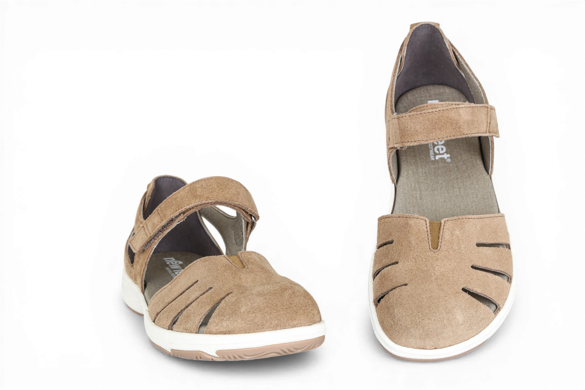 Naisten varpailta umpinaiset New Feet sandaalit