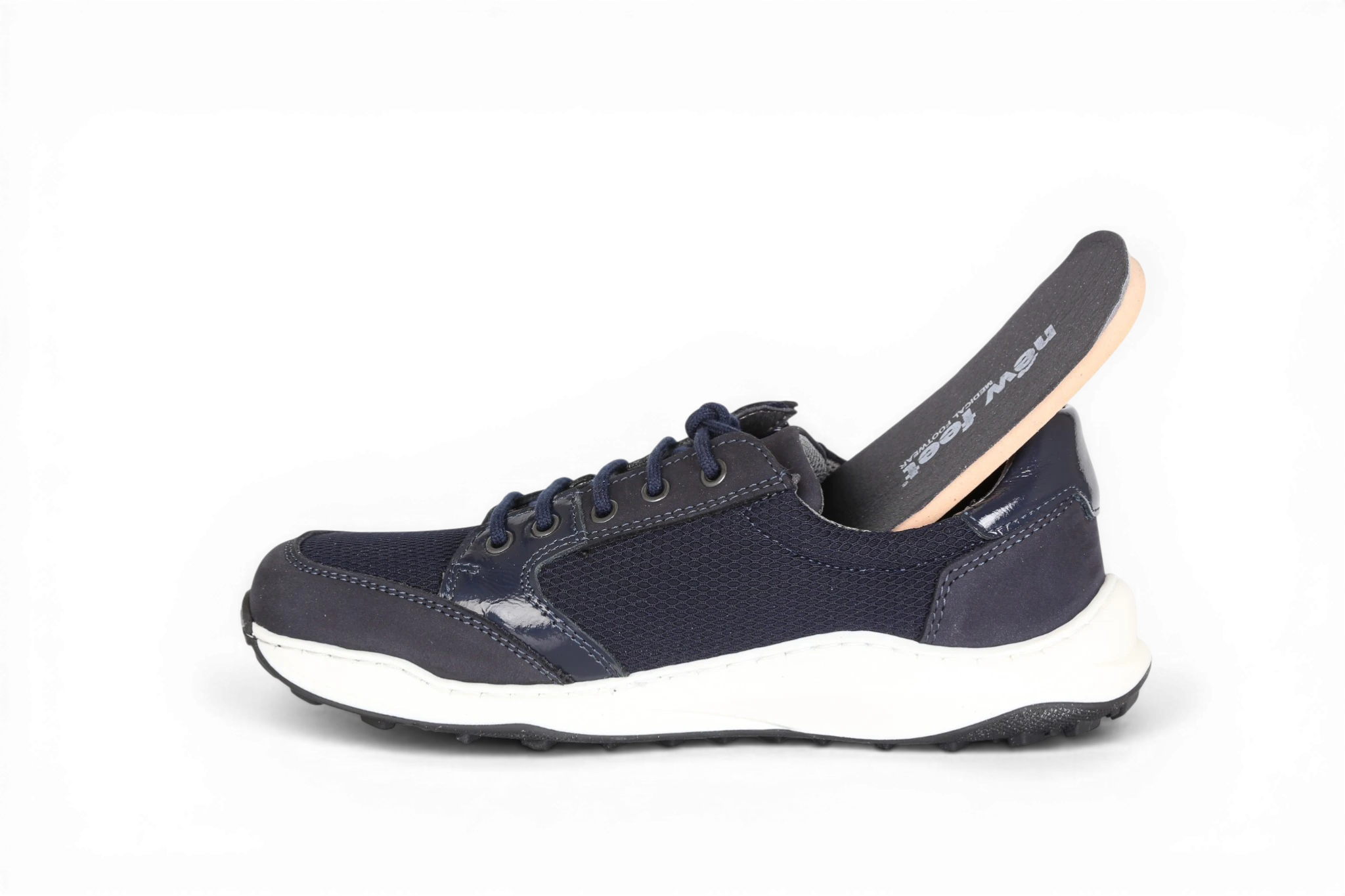 Naisten leveä New Feet kenkä - leveä varpailta